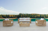 VIG Furniture - Renava Ko Tao Outdoor Beige Wicker Sofa Set