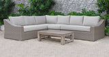 Pacifica Outdoor Beige Sectional Sofa Set - View Image 1