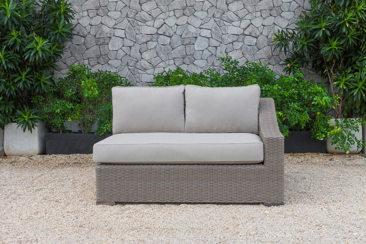 Pacifica Outdoor Beige Sectional Sofa Set - View Image 1