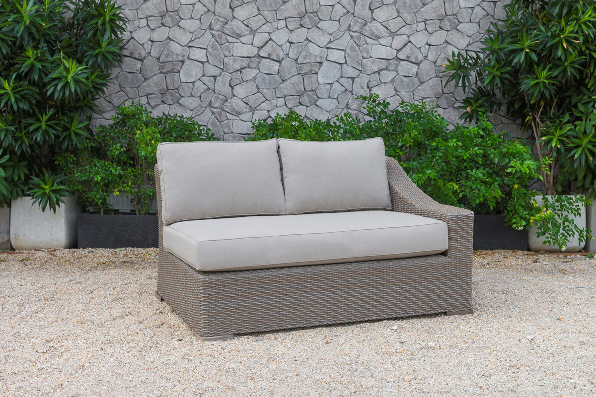 Pacifica Outdoor Beige Sectional Sofa Set - View Image 1