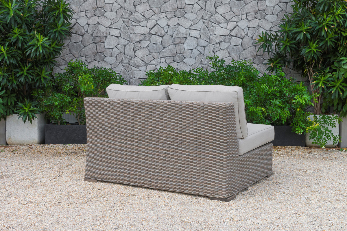 Pacifica Outdoor Beige Sectional Sofa Set - View Image 1