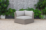 Pacifica Outdoor Beige Sectional Sofa Set - View Image 1