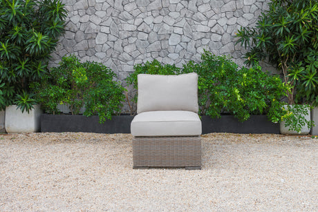 Pacifica Outdoor Beige Sectional Sofa Set - View Image 1