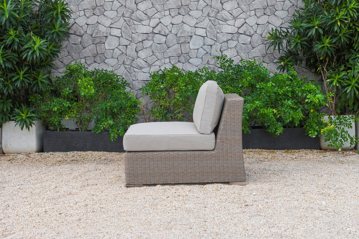 Pacifica Outdoor Beige Sectional Sofa Set - View Image 1