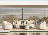 Tabarca - Outdoor Beige Fabric 4 Seat Sofa - View Image 1