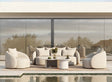 Tabarca - Outdoor Beige Fabric 3 Seat Sofa - View Image 1