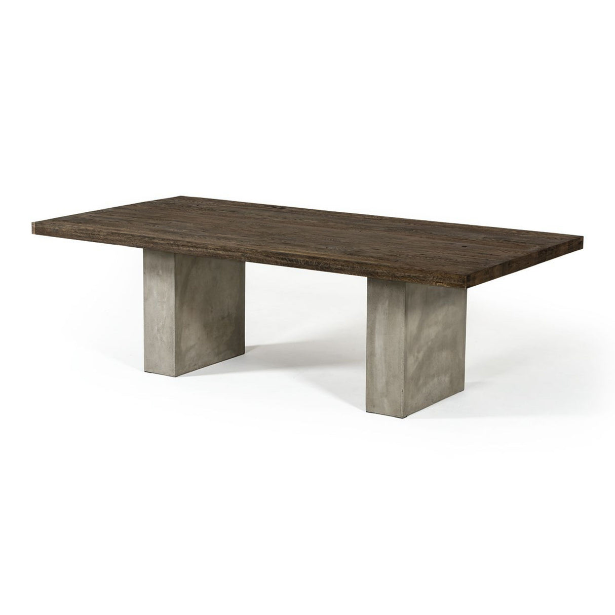 Modrest Renzo Modern Oak & Concrete 118" Dining Table