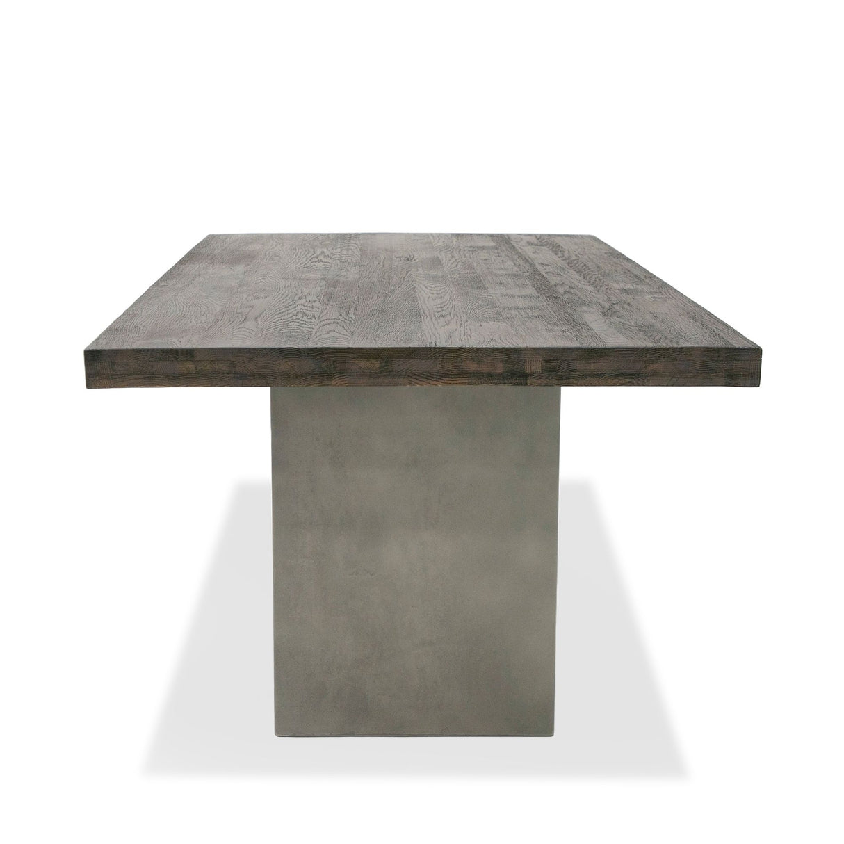 Modrest Renzo Modern Oak & Concrete 79" Dining Table - Home Elegance USA