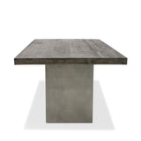 Modrest Renzo Modern Oak & Concrete 79" Dining Table - Home Elegance USA