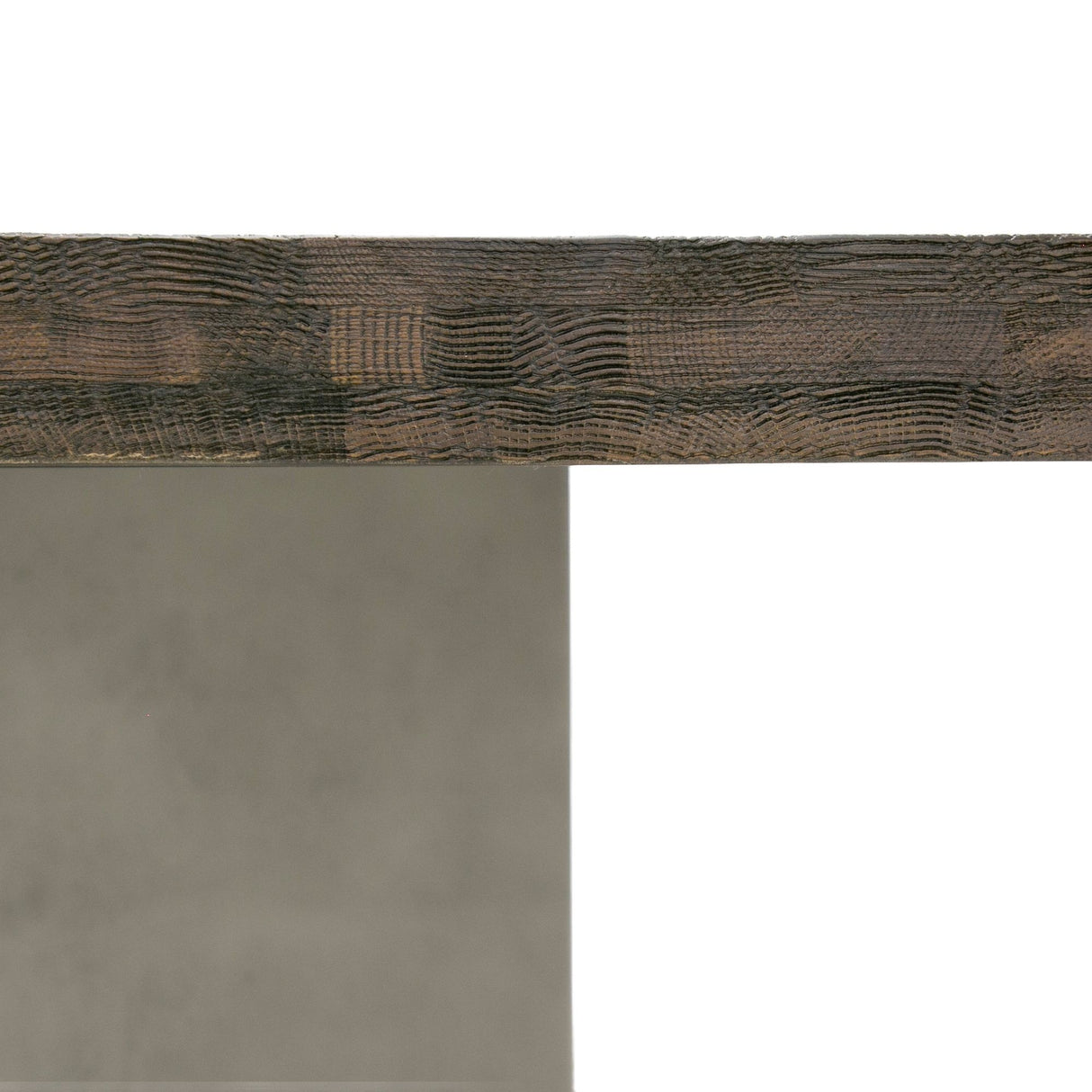 Modrest Renzo Modern Oak & Concrete 79" Dining Table - Home Elegance USA