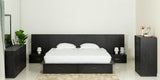 Manchester- Contemporary Platform Dark Grey Q Bed - View Image 1
