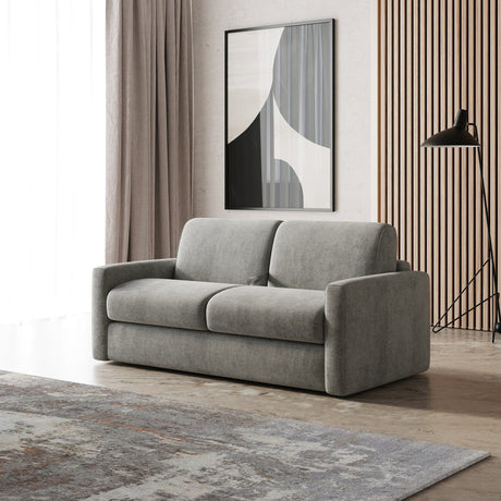 Lamod Italia Revers - Italian Modern Grey Fabric Full Sofa Bed