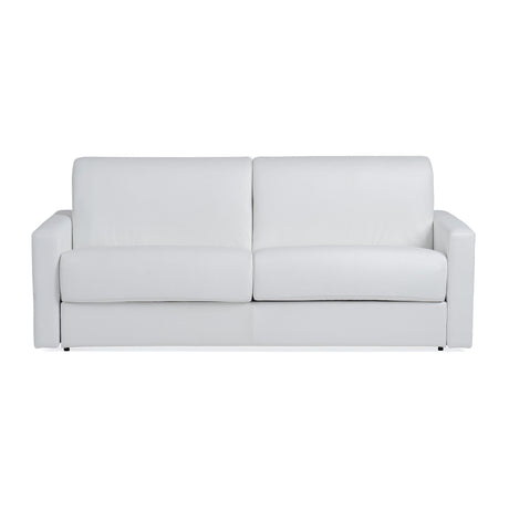 Lamod Italia Revers - Italian Modern White Leather Queen Sofabed