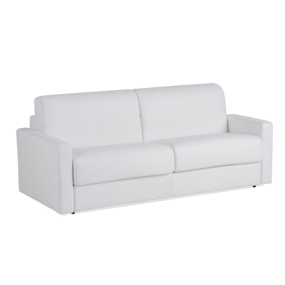 Lamod Italia Revers - Italian Modern White Leather Queen Sofabed