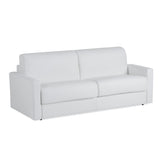 Lamod Italia Revers - Italian Modern White Leather Queen Sofabed