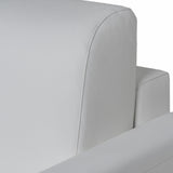 Lamod Italia Revers - Italian Modern White Leather Queen Sofabed