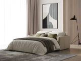 Lamod Italia Revers - Italian Modern Sand Fabric Full Sofabed