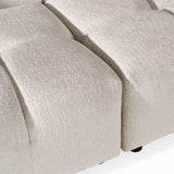 Rhonda - Modern Ivory Beige Fabric Modular Sectional Sofa - View Image 1