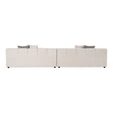 Rhonda - Modern Ivory Beige Fabric Modular Sectional Sofa - View Image 1