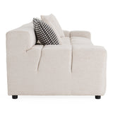 Rhonda - Modern Ivory Beige Fabric Modular Sectional Sofa - View Image 1