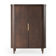 Richmond - Modern Brown Rounded Tall Buffet - View Image 1
