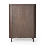 Richmond - Modern Brown Rounded Tall Buffet - View Image 1