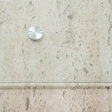 Nova Domus Roma - Modern Glass + Faux Travertine Reversible Desk