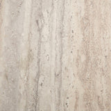 Nova Domus Roma - Modern Glass + Faux Travertine Reversible Desk