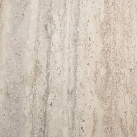 Nova Domus Roma - Modern Glass + Faux Travertine Reversible Desk