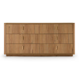 Roma - Modern Oak + Gold Dresser - View Image 1