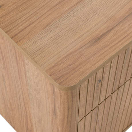 Roma - Modern Oak + Gold Dresser - View Image 1
