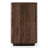 Roma - Modern Walnut + Gold Dresser - View Image 1