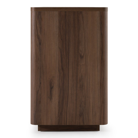 Roma - Modern Walnut + Gold Dresser - View Image 1