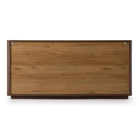 Roma - Modern Walnut + Gold Dresser - View Image 1
