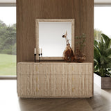 Eastern King - Daystar + Roma - Modern Beige Velvet + Travertine + Gold Bedroom Set - View Image 1
