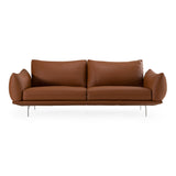 Saint Tropez - Modern Italian Cognac Leather Sofa - View Image 1