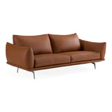 Saint Tropez - Modern Italian Cognac Leather Sofa - View Image 1