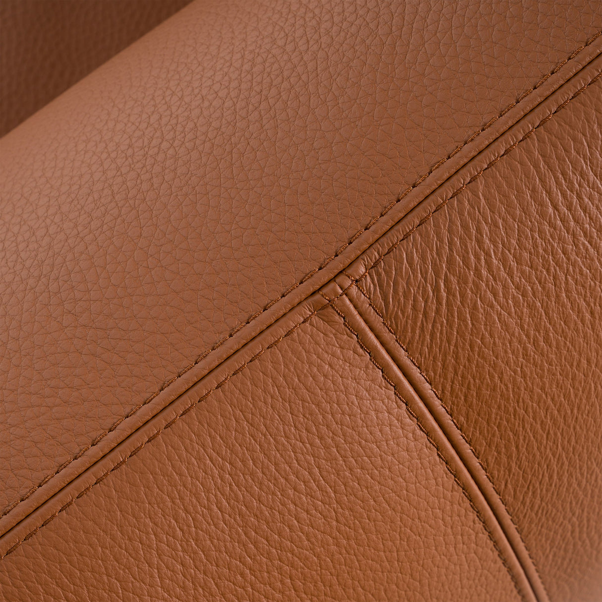 Saint Tropez - Modern Italian Cognac Leather Sofa - View Image 1