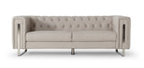 Divani Casa Salvia - Modern Beige Sofa - VGMBMB - 1406 - S - Home Elegance USA - 1