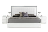 Queen San Marino Modern White Bed - View Image 1