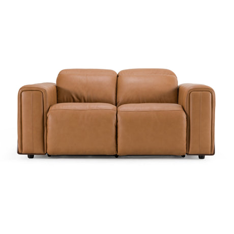 Sandstone Modern Brown Leather Sofa Set with Electric Recliners – VIG Furniture - sold by Home Elegance USA