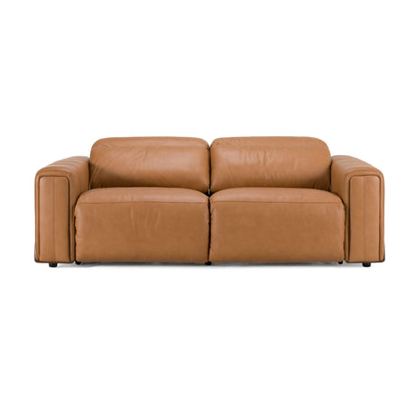 Sandstone Modern Brown Leather Sofa Set with Electric Recliners – VIG Furniture - sold by Home Elegance USA