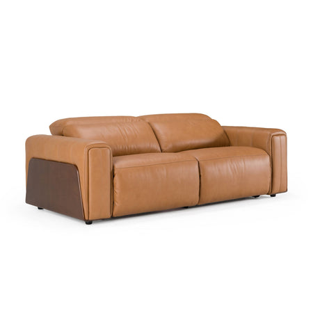 Sandstone Modern Brown Leather Sofa Set with Electric Recliners – VIG Furniture - sold by Home Elegance USA