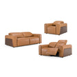 Sandstone Modern Brown Leather Sofa Set with Electric Recliners – VIG Furniture - sold by Home Elegance USA