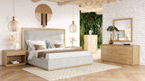 Eastern King Santa Monica - Modern Natural Oak Bedroom Set