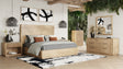 Eastern King Santa Monica - Modern Natural Oak Bedroom Set