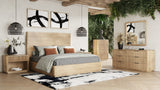 Eastern King Santa Monica - Modern Natural Oak Bedroom Set
