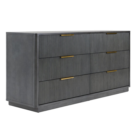 Santa Monica - Modern Grey Wash Dresser - View Image 1