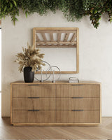 Eastern King Santa Monica - Modern Natural Oak Bedroom Set