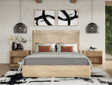 Eastern King Santa Monica - Modern Natual Oak Bed - View Image 1